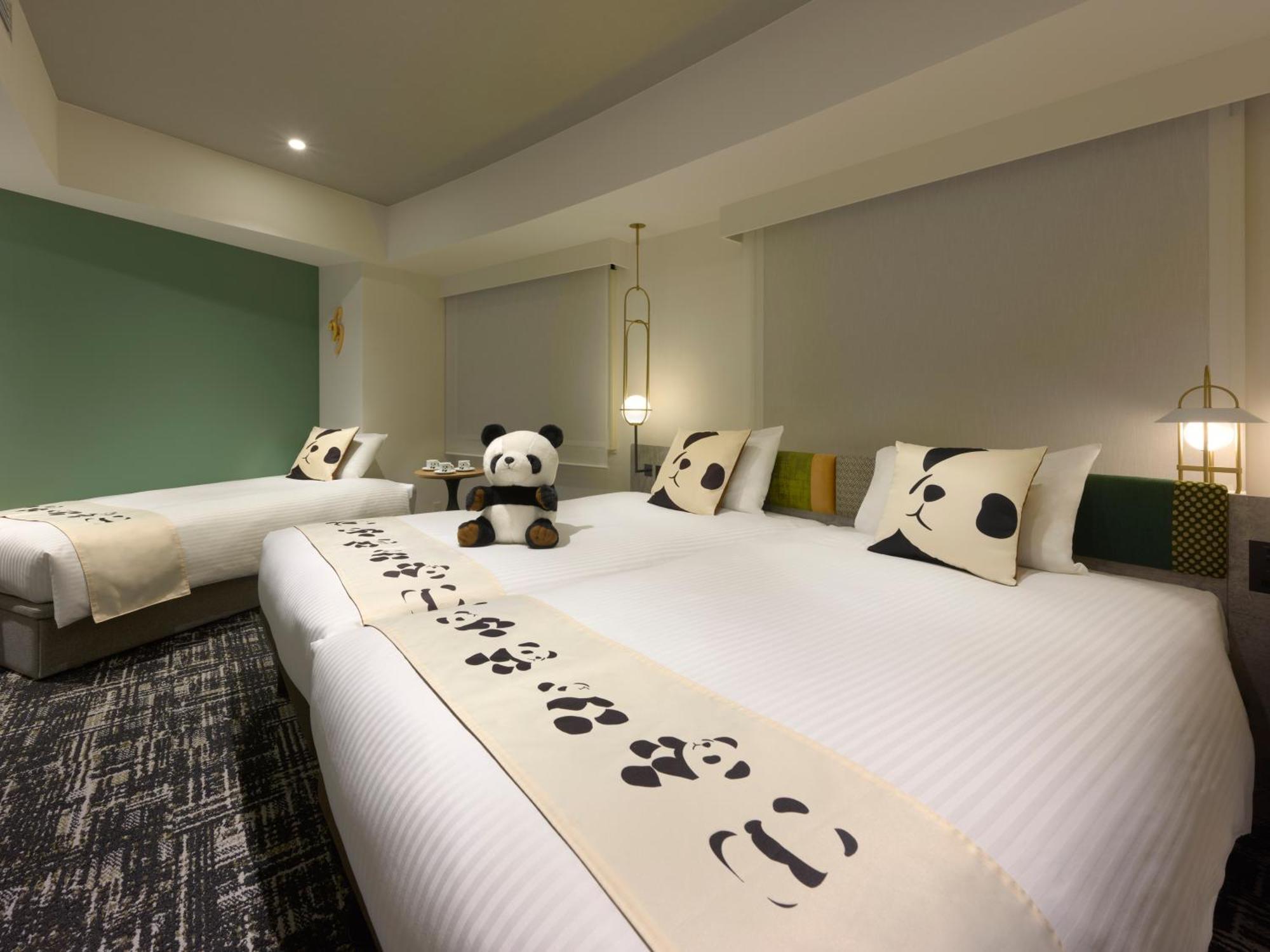 Habitación doble con 2 camas Panda Superior (+ sofá cama) - No fumadores